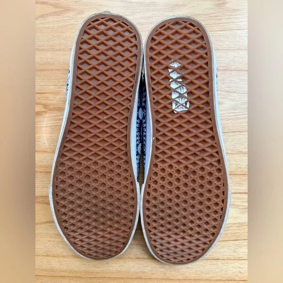 Vans Old Skool Navy Bandana Skull Print Sneakers | Men’s Size 13 - Picture 10 of 10